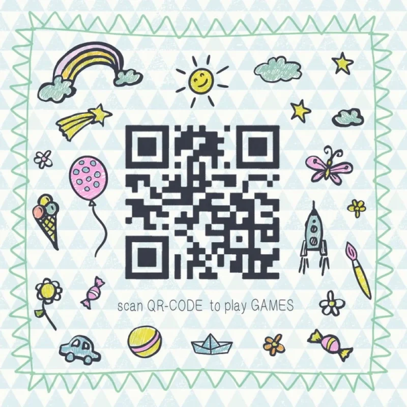 מפיות ילדים QR