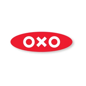 לוגו המותג OXO בפרחי תבור
