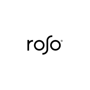 לוגו המותג Roso בפרחי תבור